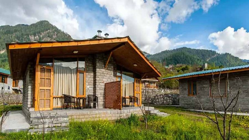 Outdoor view at Mystical Mountain Resort in Kullu Valley