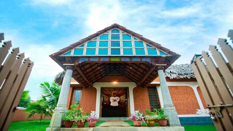 Facade of the Village Resort at Kanadukatham